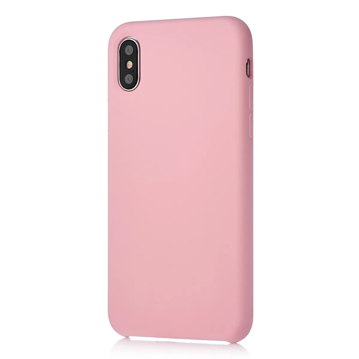 Чехол uBear iPhone X Touch Case (CS27RO01-I10) силиконовый, розовый
