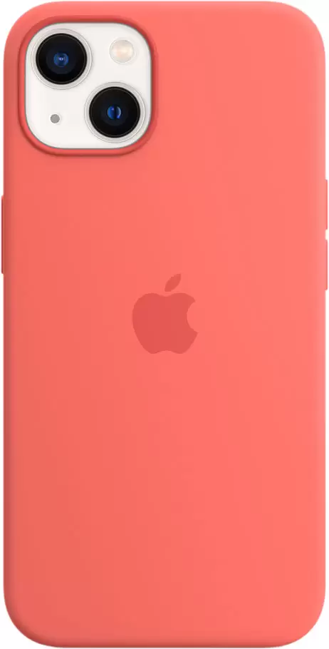 Чехол Apple Silicone MagSafe для iPhone 13 (MM253ZE/A), розовый помело