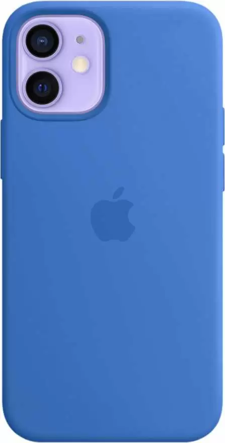 Чехол Apple Silicone Case with MagSafe для iPhone 12 mini (MJYU3ZE/A), синий