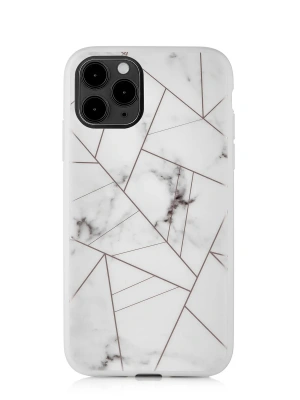 Чехол Avani White Copper iPhone 11 Pro Max HWI165AW, белый мрамор