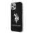 Чехол U.S. Polo Assn. Shiny Double horse для iPhone 12 Pro Max, черный