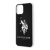 Чехол U.S. Polo Assn. Shiny Double horse для iPhone 12 Pro Max, черный